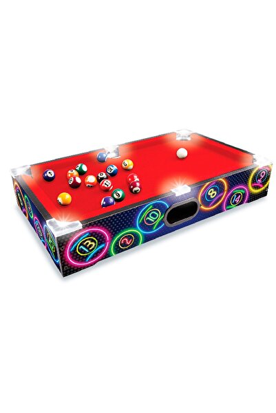 Rising Sports Masa de biliard cu lumini LED,