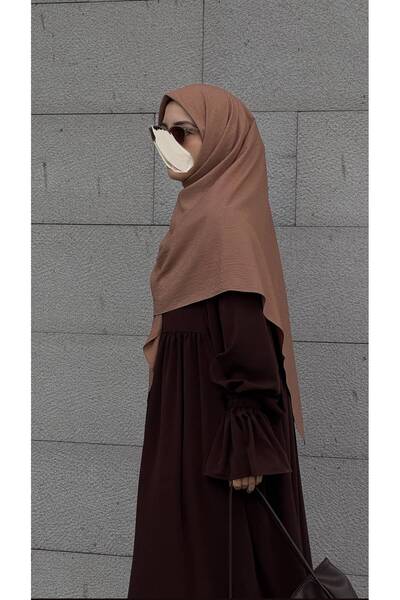Qalortex Scarf Κασκόλ Υψηλής Ποιότητας Ζακάρ Χούμα Μεγάλου Μεγέθους - Βιζόν