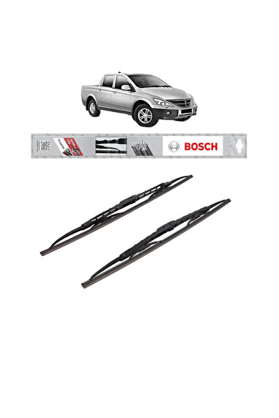 Bosch Set of 2 wipers SSANGYONG ACTYON SPORTS I (QJ) 2007-2011, Classic Stand...