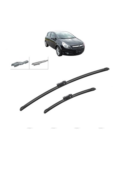 Bosch Комплект от 2 чистачки OPEL CORSA D (S07) 2006-2014, за предно стъкло, ...