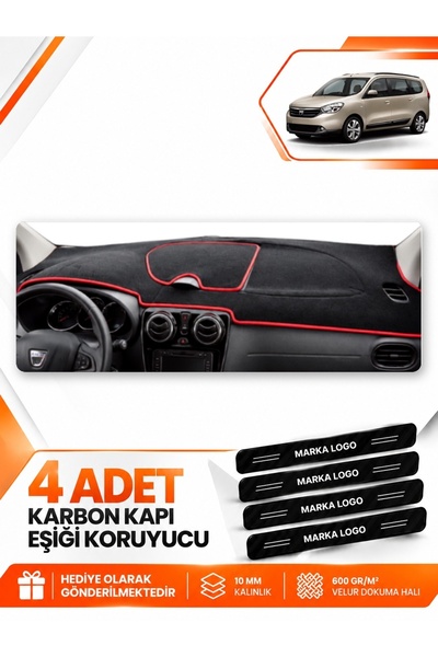 e-biz Dacia Lodgy (2010-2017) Compatible Front Glove Box Protection Cover Car...