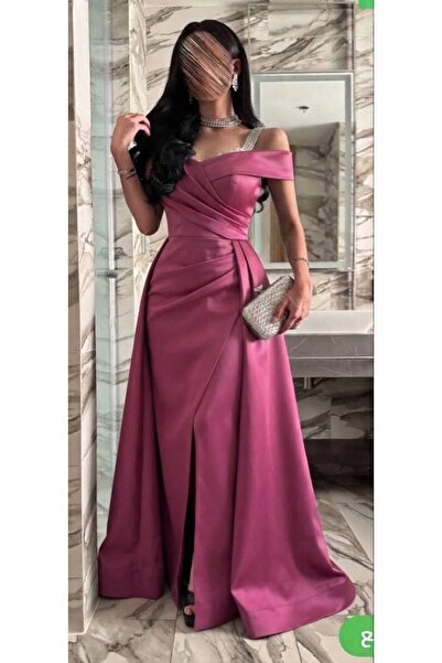 Basmat Saja Salon For Ladies Tailoring Elegant Satin Dress with Corset and Wa...