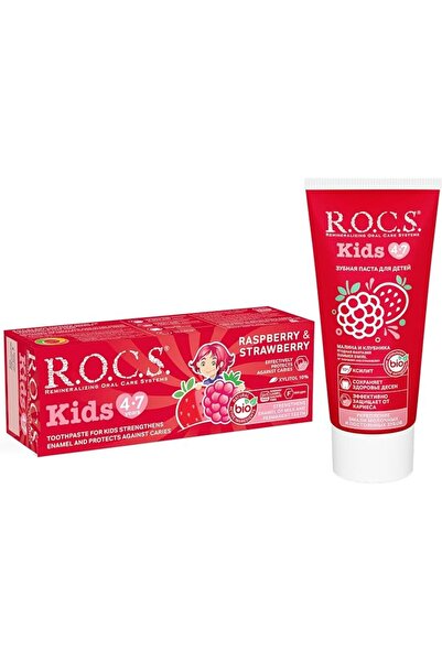 R.O.C.S. معجون أسنان ريمينيراليزنج أورال كير سيستمز للأطفال بنكهة التوت الصيفي