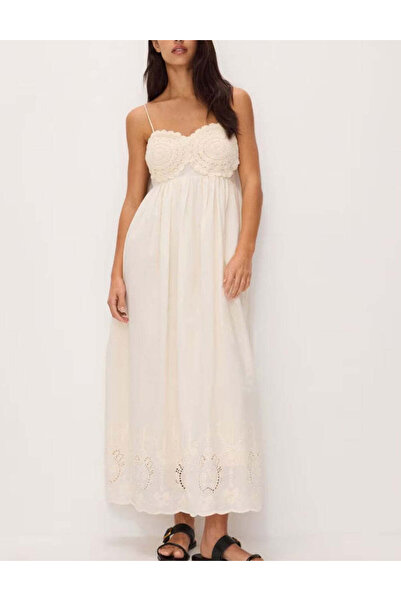 Sheya Rochie maxi, crem