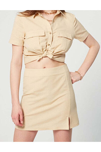 Sheya Mini skirt, beige