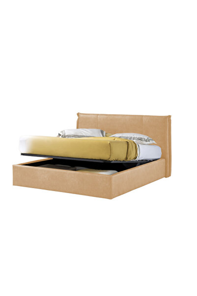 Timflex Pat Rabatabil cu Lada Depozitare Tango Promo 150x200 cm Piele ecologi...