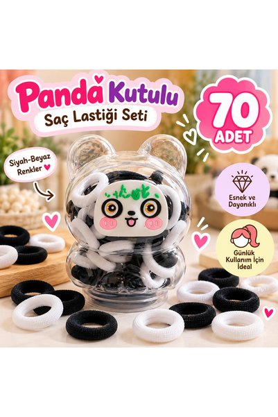 Little Pumpkin Panda boxed children's hair clip 70 pieces towel clip