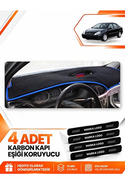 e-biz Ci̇troen C5 (2001-2004) Compatible Front Torpedo Protection Case Carpet...