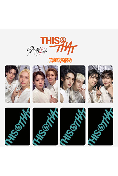 Kpop Dünyasi STRAY KIDS '' This & That '' Truck UNIT Photocards Set