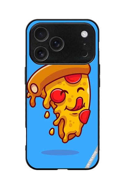VR CREATIVE Protective Case Cover For Apple iPhone 17 Pro Max Pizza Design Mu...