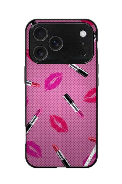VR CREATIVE Protective Case Cover For Apple iPhone 18 Pro Max Lipstick Tags D...