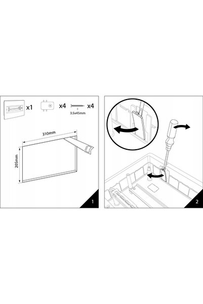 Elektro-Plast Opatówek Cutie de distribuție submontabilă pentru G/K N+PE KRP-...
