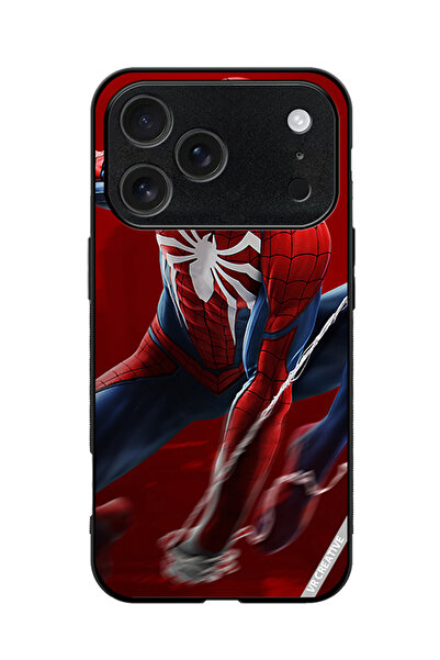 VR CREATIVE Protective Case Cover For Apple iPhone 18 Pro Max Spiderman Desig...