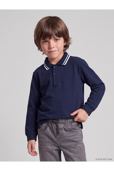 LC Waikiki Quality Parts from Çelebi Store Devril Roba Collar Boys' T-Shirt