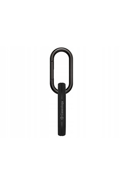 caseology Carcasă tip seif pentru Apple AirTag, Ochronne, negru mat.