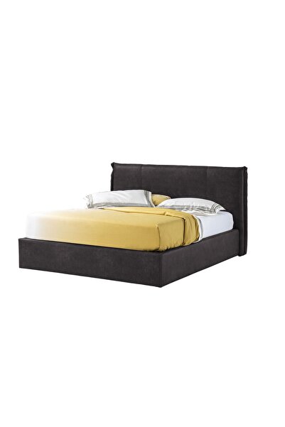 Timflex Pat Rabatabil cu Lada Depozitare Tango Promo 80x200 cm Catifea Gri in...