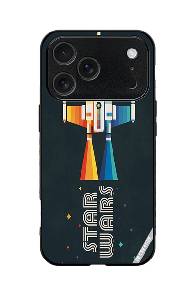 VR CREATIVE Protective Case Cover For Apple iPhone 17 Pro Max Star Wars Desig...