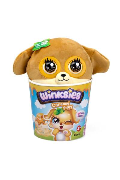 Silverlit Jucarie de plus interactiva, Silverlit, Winkies, Caramel Puppy