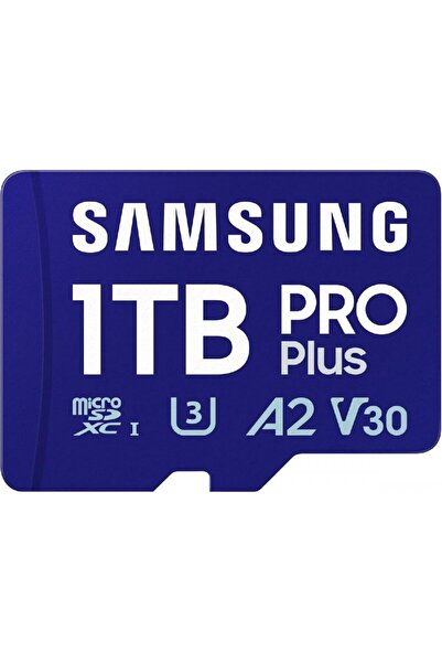 Samsung Card de memorie microSD PRO Plus, 1TB, U3, V30, A2, UHS-I + Adaptor SD