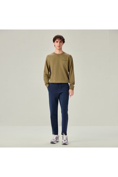 Giordano Men's Air Double Knit Slim Tapered Jogger