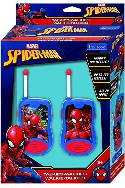 LEXIBOOK Walkie-talkie Spiderman cu o rază de acțiune de până la 100m. Walkie...