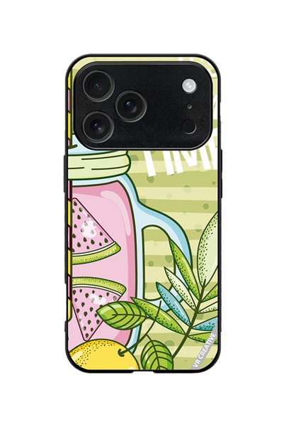 VR CREATIVE Protective Case Cover For Apple iPhone 18 Pro Refreshing Juice De...