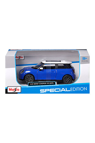 Maisto Masina din metal, Maisto, Mini Cooper SE J01, 1:24, Albastru