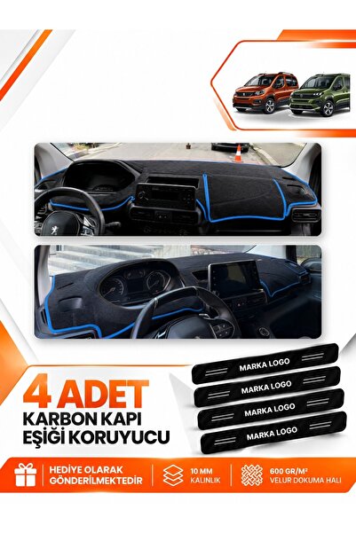 e-biz Peugeot Ri̇fter (2018-2026) Compatible Front Torpedo Protection Case Ca...