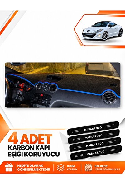 e-biz Peugeot Rcz (2010-2015) Compatible Front Torpedo Protection Case Carpet...