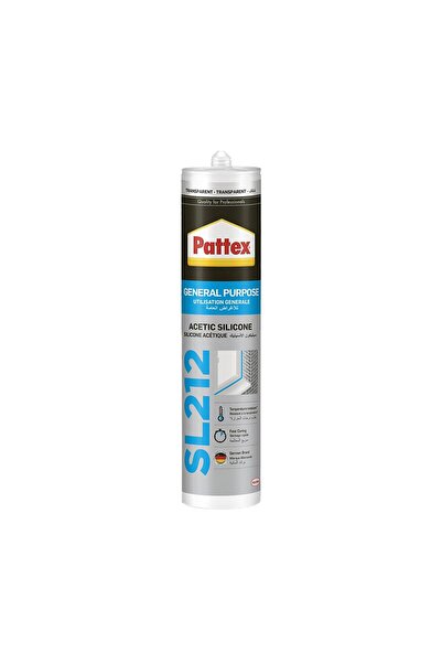 Pattex SL212 سيليكون شفاف، 280 مل