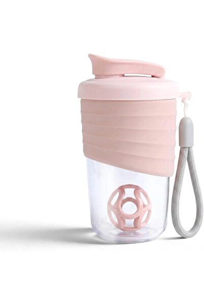 SYOSI Protein Shaker Bottle 520ml, Portable Mixer Cup for Gym, Small Portable...