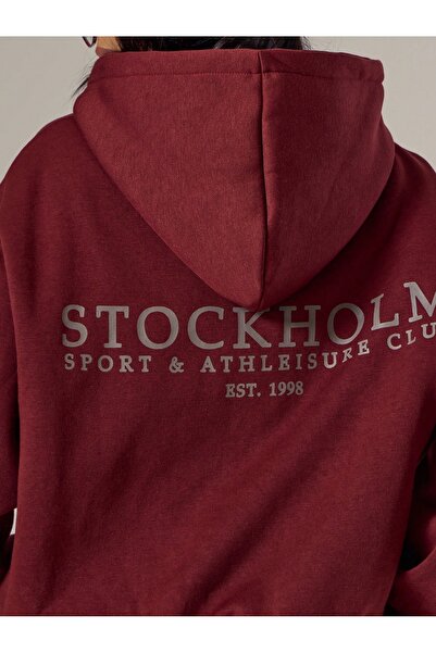 macklin Unisex Γυναικεία Ανδρικά Φούτερ με στάμπα με κείμενο Stockholm Design...