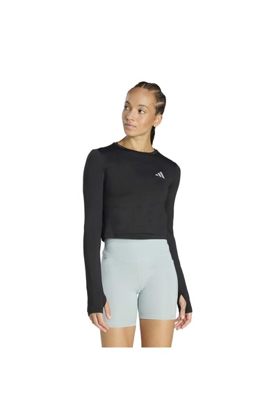 adidas Ke8416-K Run Ess Ls W Women's Sweatshirt Black
