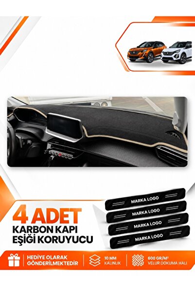 e-biz Peugeot 2008 (2020-2026) Compatible Front Cover Glove Box Protection Pr...