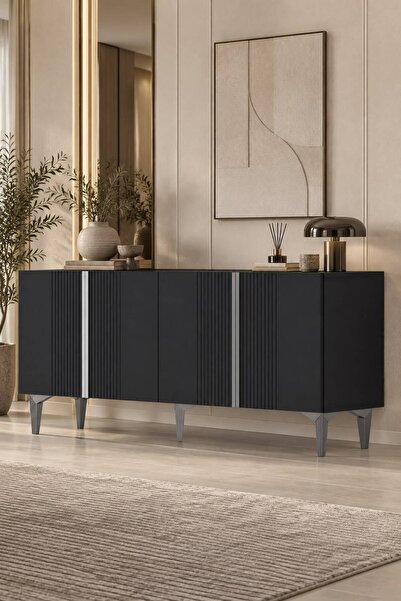 Dekortis Home Dekor 180DHDK10 FİONA PLEKSİ LAZER DESEN KONSOL TV SEHPASI