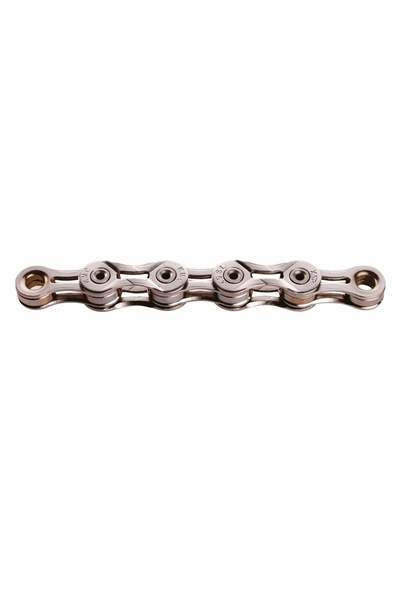 KMC Lanț X9 SL nichelat 114 zale 6.6mm 9 viteze știfturi și plăcuțe goale