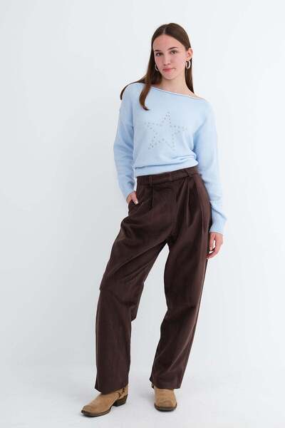 Addax Pleated Front Trousers Pn02812