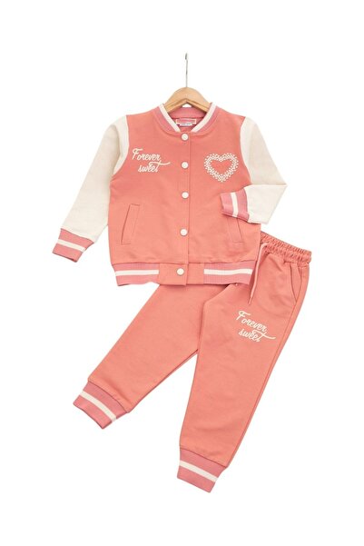 voyyo kids baby Girl's Seasonal College Jacket with Heart Embroidery, 2-3-4-5...