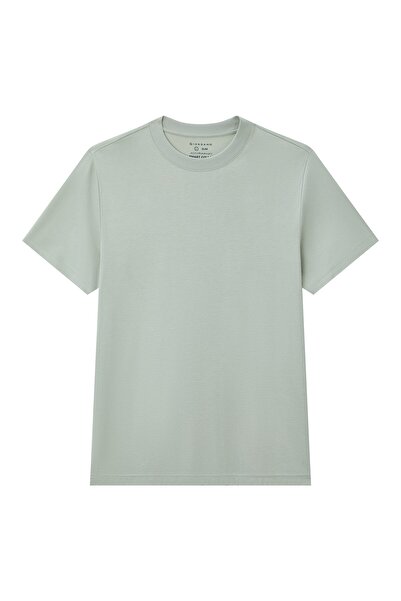 Giordano Men's Interlock Slim Fit Silk Touch T-Shirt