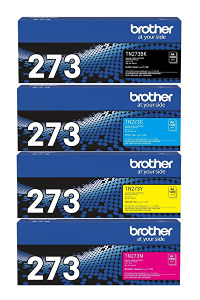 Brother TN-273 CMYK Standard Yield Toner Cartridge Set, 4 Colours