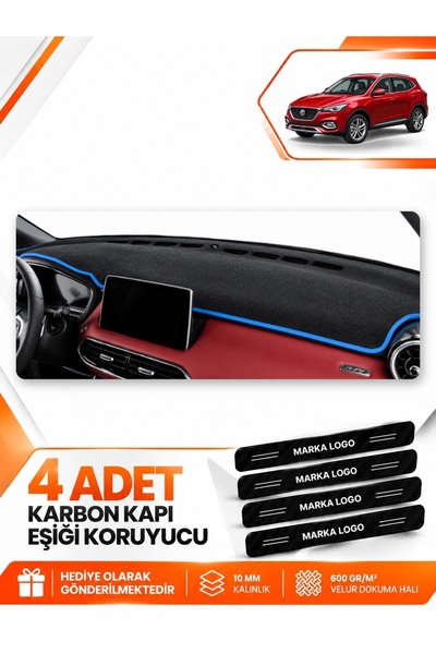 e-biz Mg Hs (2018-2024) Compatible Front Chest Glove Box Protection Cover Car...