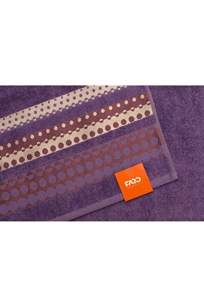 Faro Prosop Silver, 100% bumbac, 500g/m2, ametist, 70x140cm