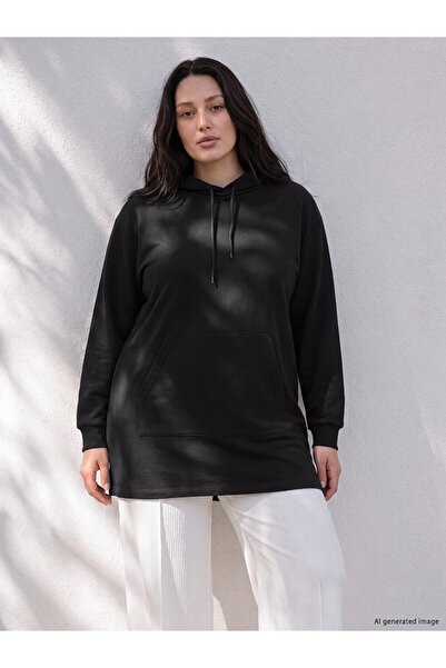 LC Waikiki LCW Curve هوديي نسائي مقاس كبير