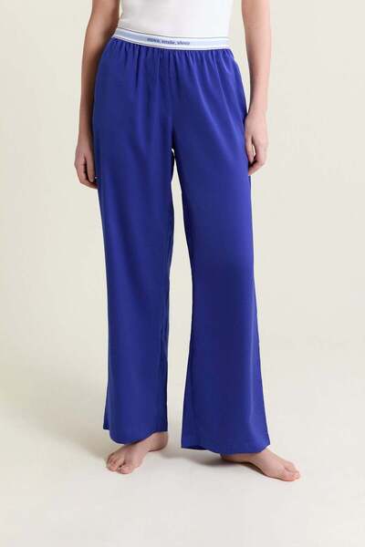Etam Elastic Waist Pajama Pants 'Move, Smile, Sleep'