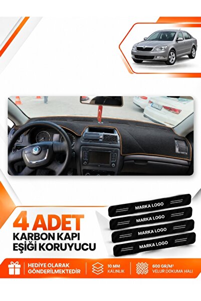 e-biz Skoda Octavia (2009-2012) Compatible Front Dashboard Protection Cover C...