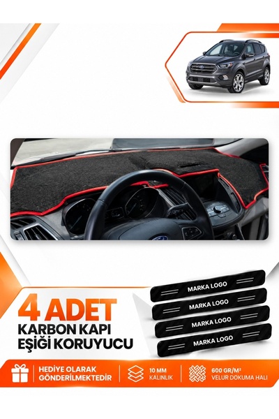e-biz Ford Kuga (2015-2019) Compatible Front Torpedo Protection Protective Ca...