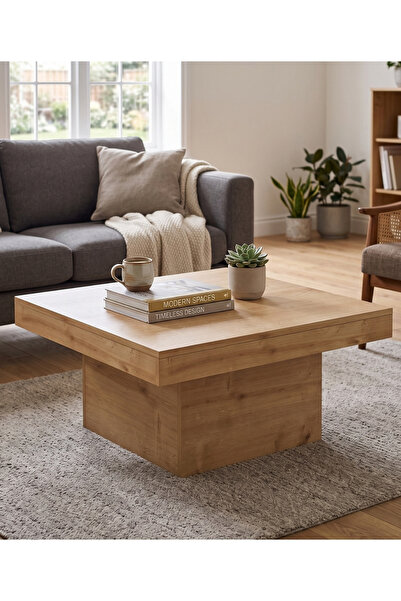 Skandi homeworks Matera Kare Orta Sehpa – Modern ve Minimal Salon Orta Sehpası