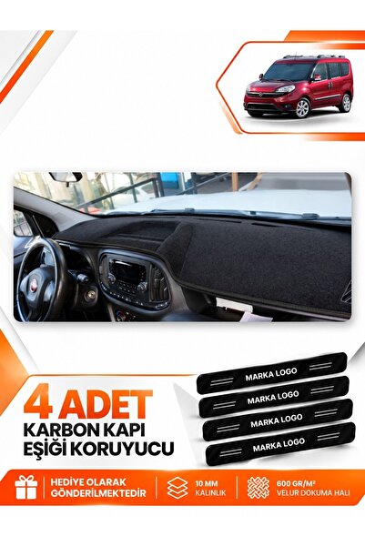 e-biz Fi̇at Doblo Fully Covered (2015-2023) Compatible Glove Box Protection C...