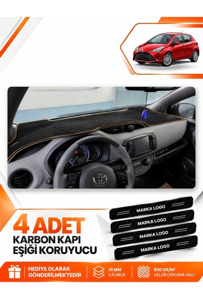 e-biz Toyota Yaris (2014-2019) Compatible Front Torpedo Protection Case Carpe...