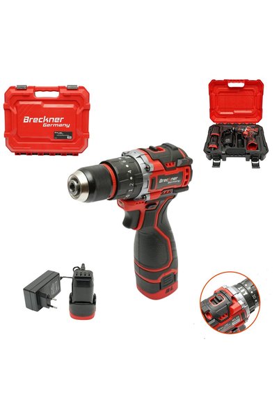 UTB Masina de gaurit si insurubat cu percutie 320W, 2 acumulatori 16.8V, 1.5A...